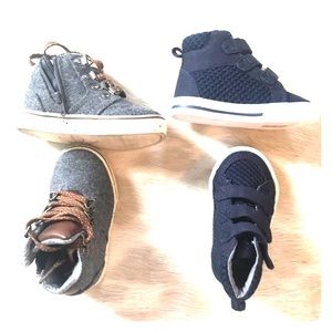 2 pair of toddler boy shoes size 5